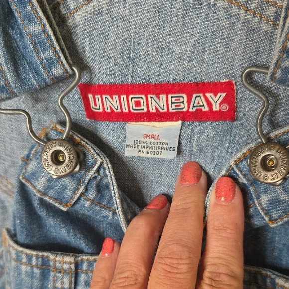 Classic Unionbay YK2 , 90s VINTAGE Overalls SIZE SMALL - Picture 2 of 6